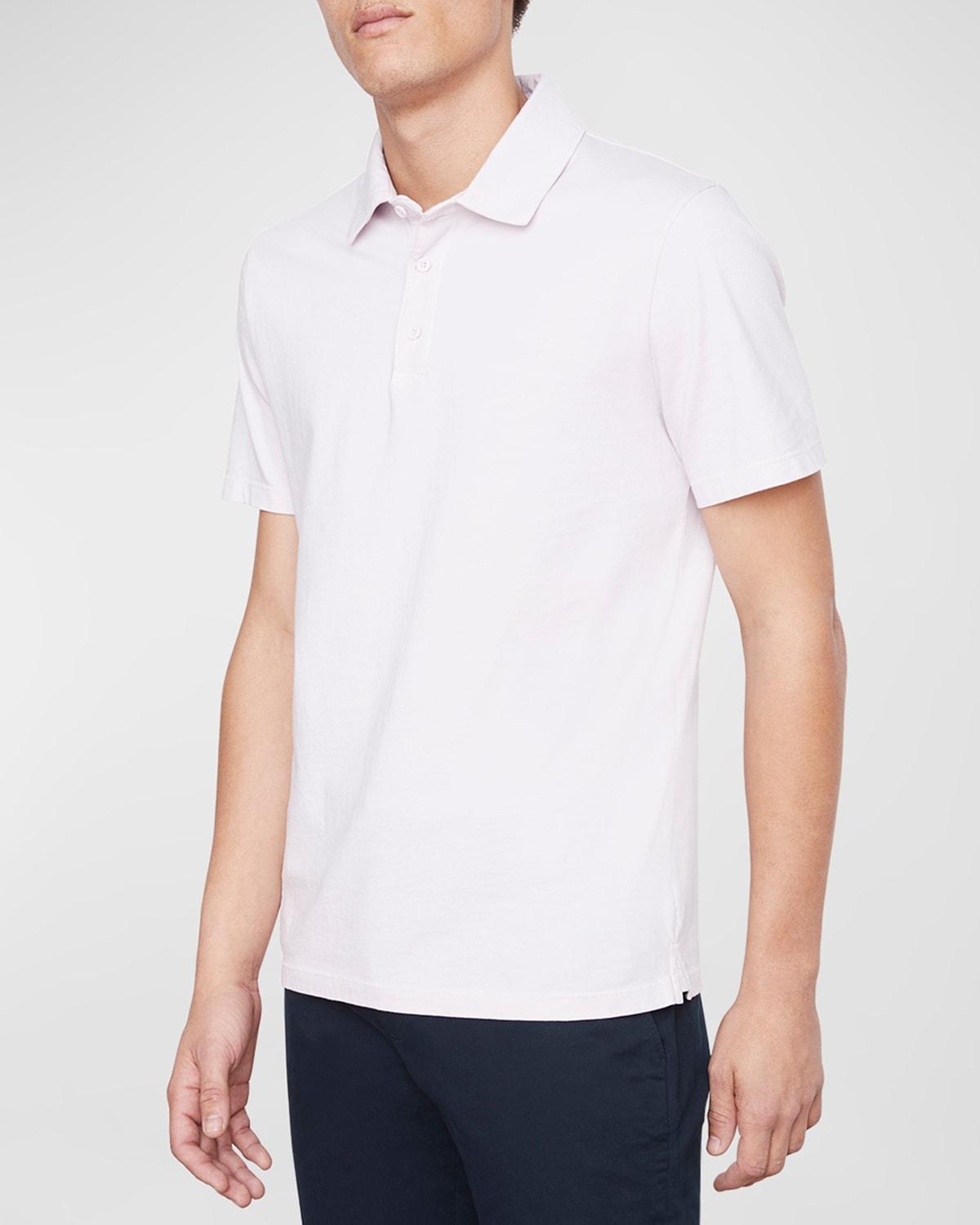 Vince Regular Fit Garment Dyed Cotton Polo Product Image