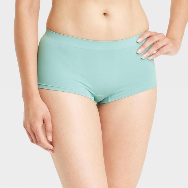 Womens Seamless Boy Shorts - Auden Tidal Flow XL Product Image