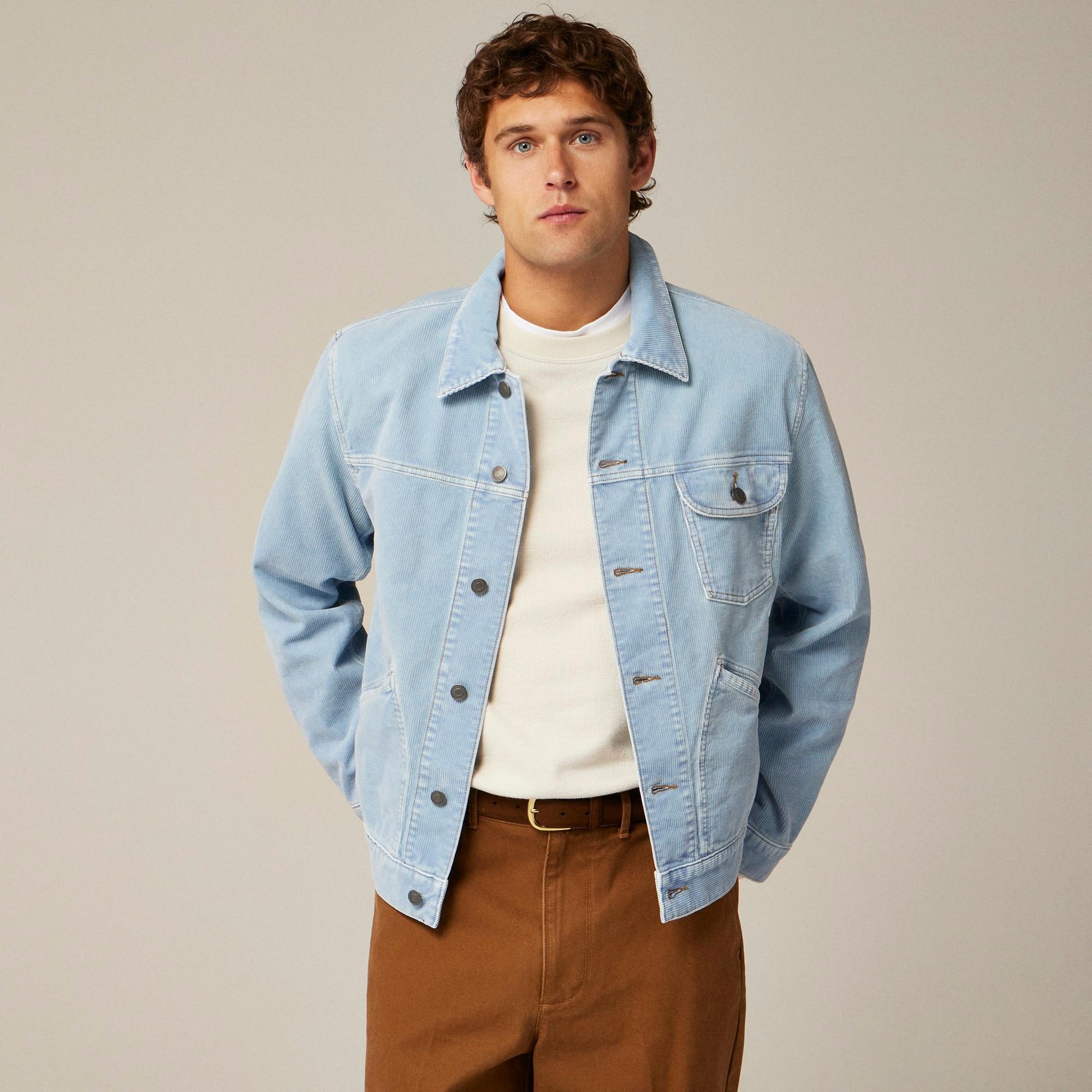 Trucker jacket in 11-wale corduory Product Image