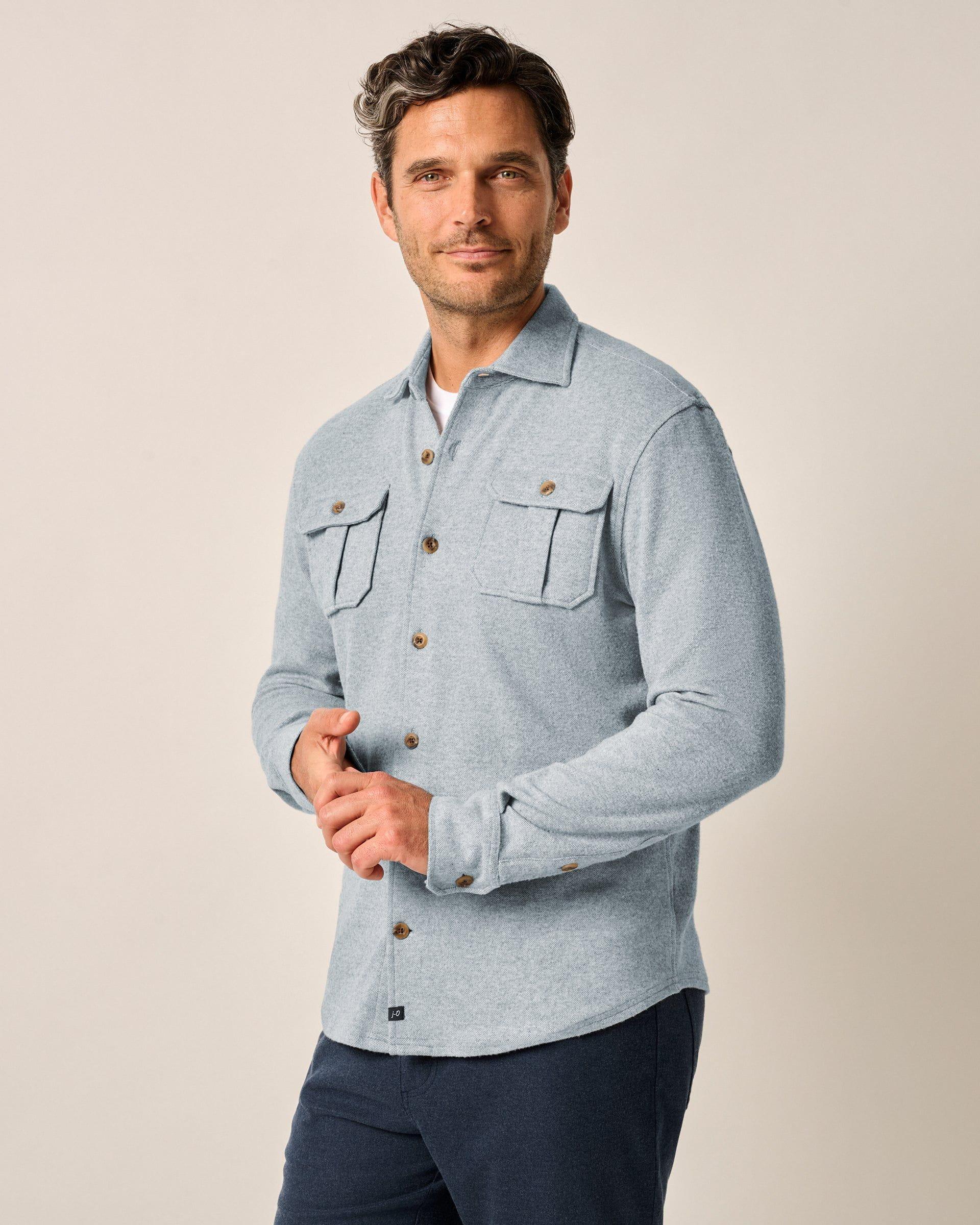 Brayden Stretch Flannel Lodge Shirt Male Product Image