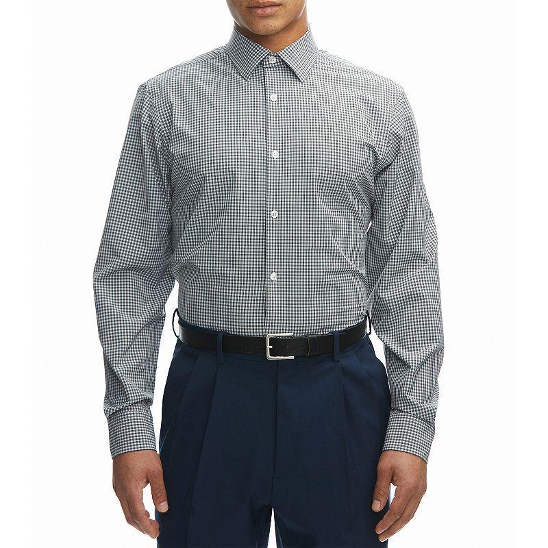 Haggar Mens Classic-Fit Smart Wash Dress Shirt Product Image