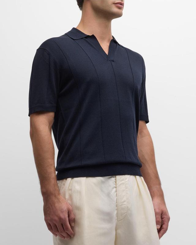 Mens Horton Cotton-Silk Polo Shirt Product Image