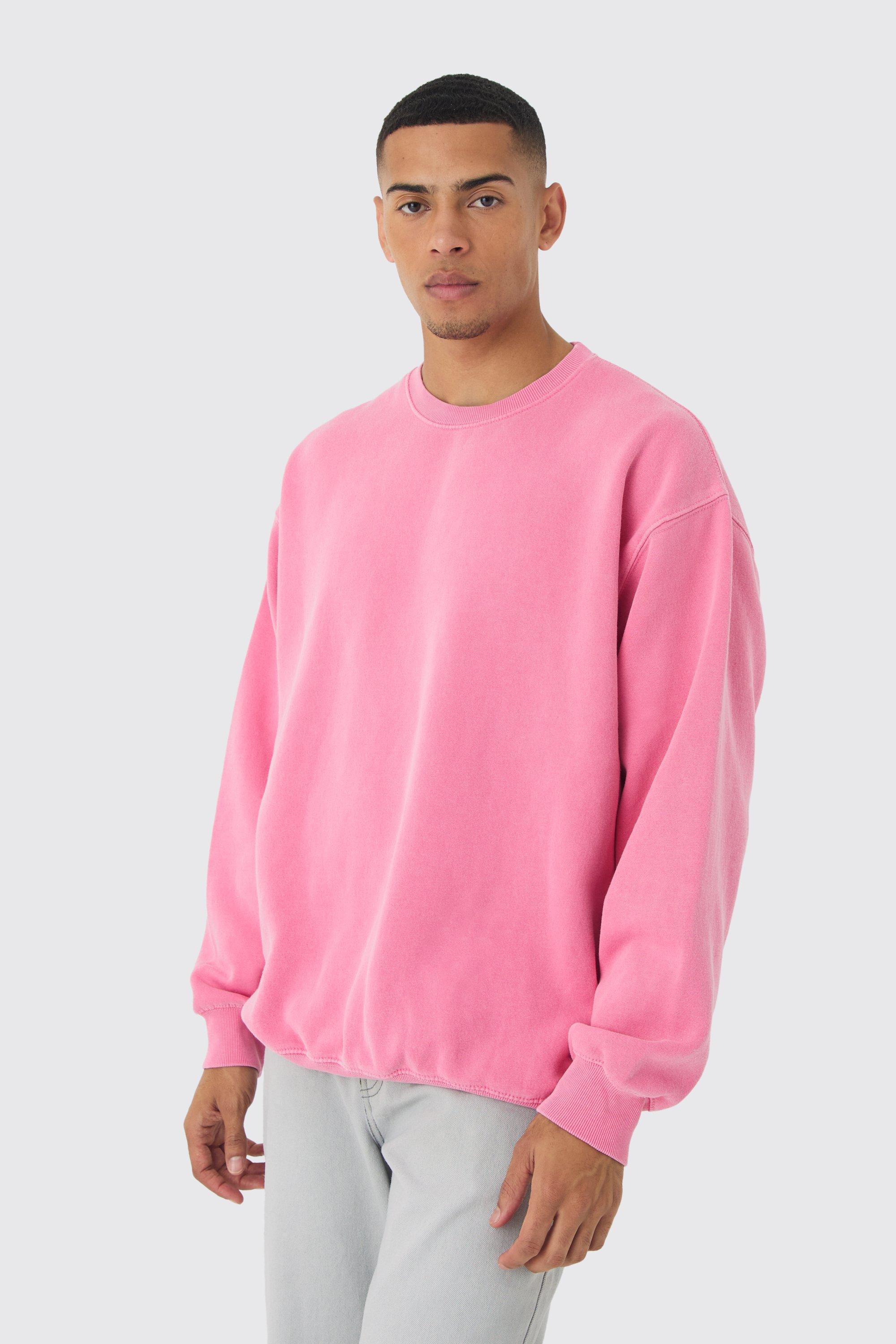 Oversized Washed Sweatshirt | boohooMAN USA Product Image