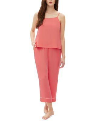 Women's 2-Pc. Sleeveless Camisole Pajamas Set Product Image