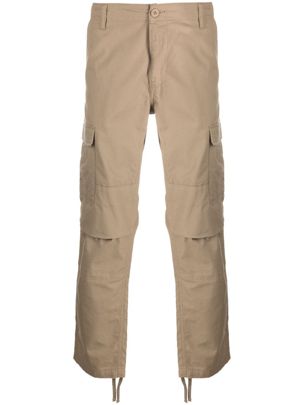 CARHARTT Aviation Ripstop Cargo Trousers In Neutrals Product Image