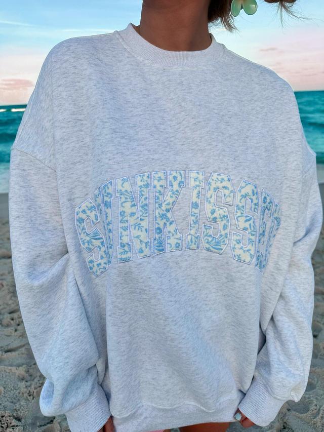 Floral Sunkissed Embroider Sweatshirt Product Image