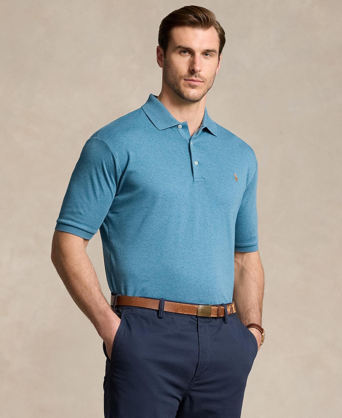 Polo Ralph Lauren Mens Big & Tall Cotton Interlock Polo Shirt Product Image