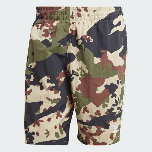 Camo Allover Print Swim Shorts Product Image