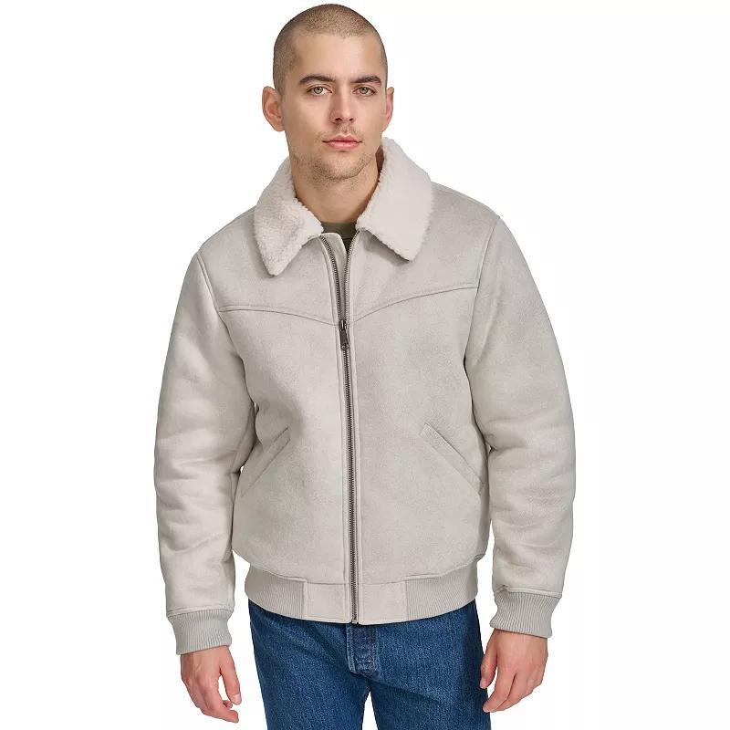 Mens Levis Faux Shearling Bomber Jacket Product Image