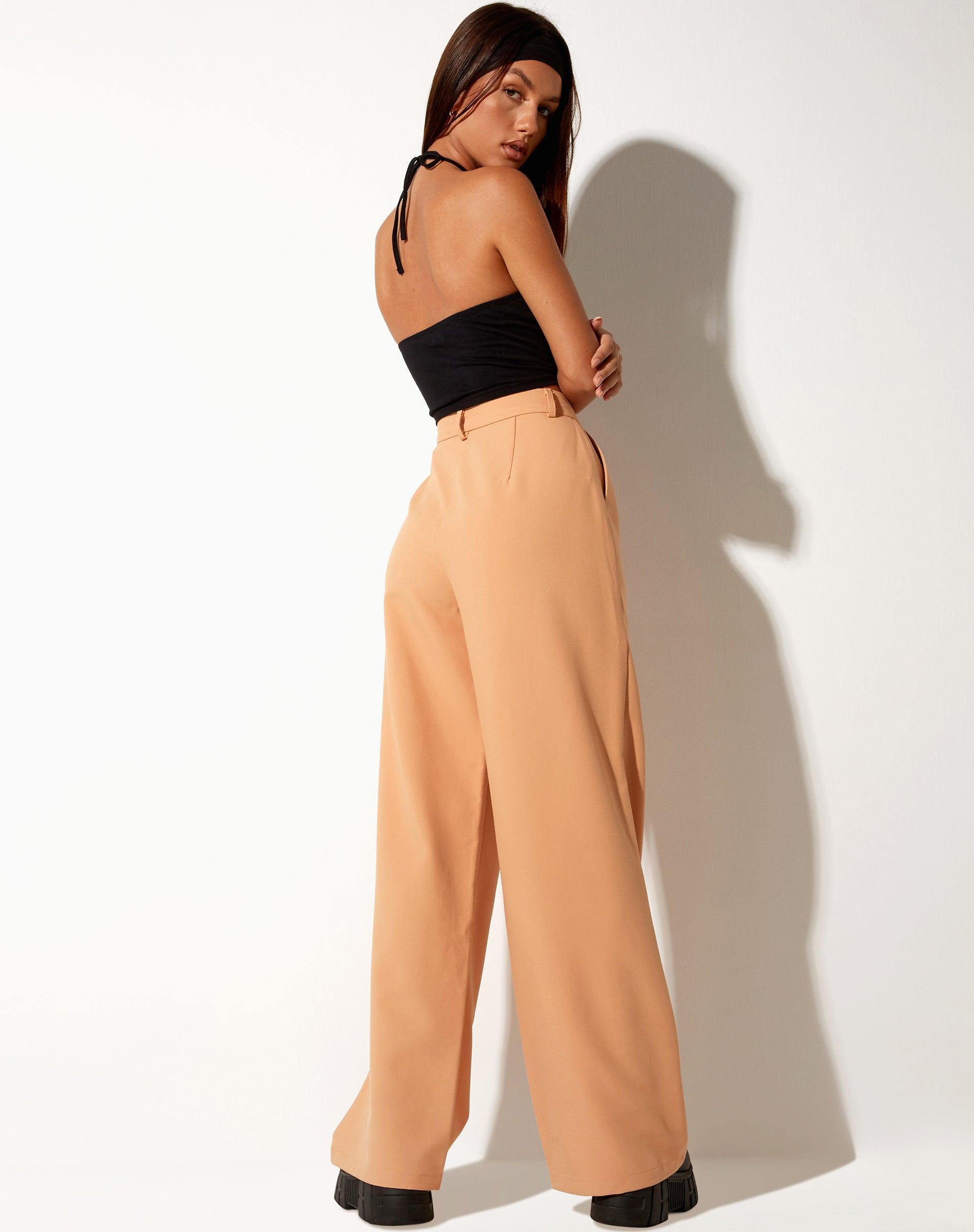 Abba Trouser in Washed Peach Product Image