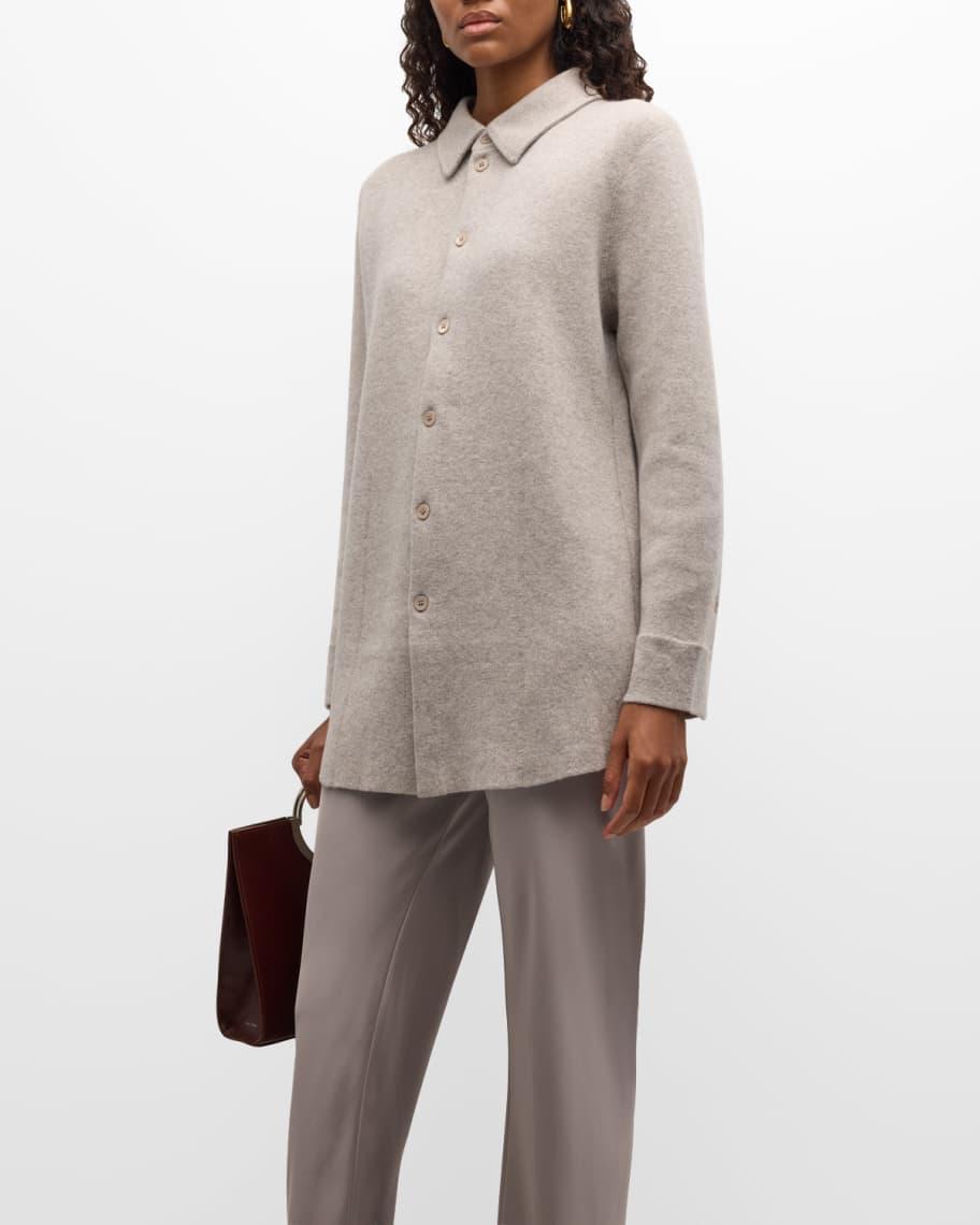 Cashmere Button-Down Knit Shirt Product Image