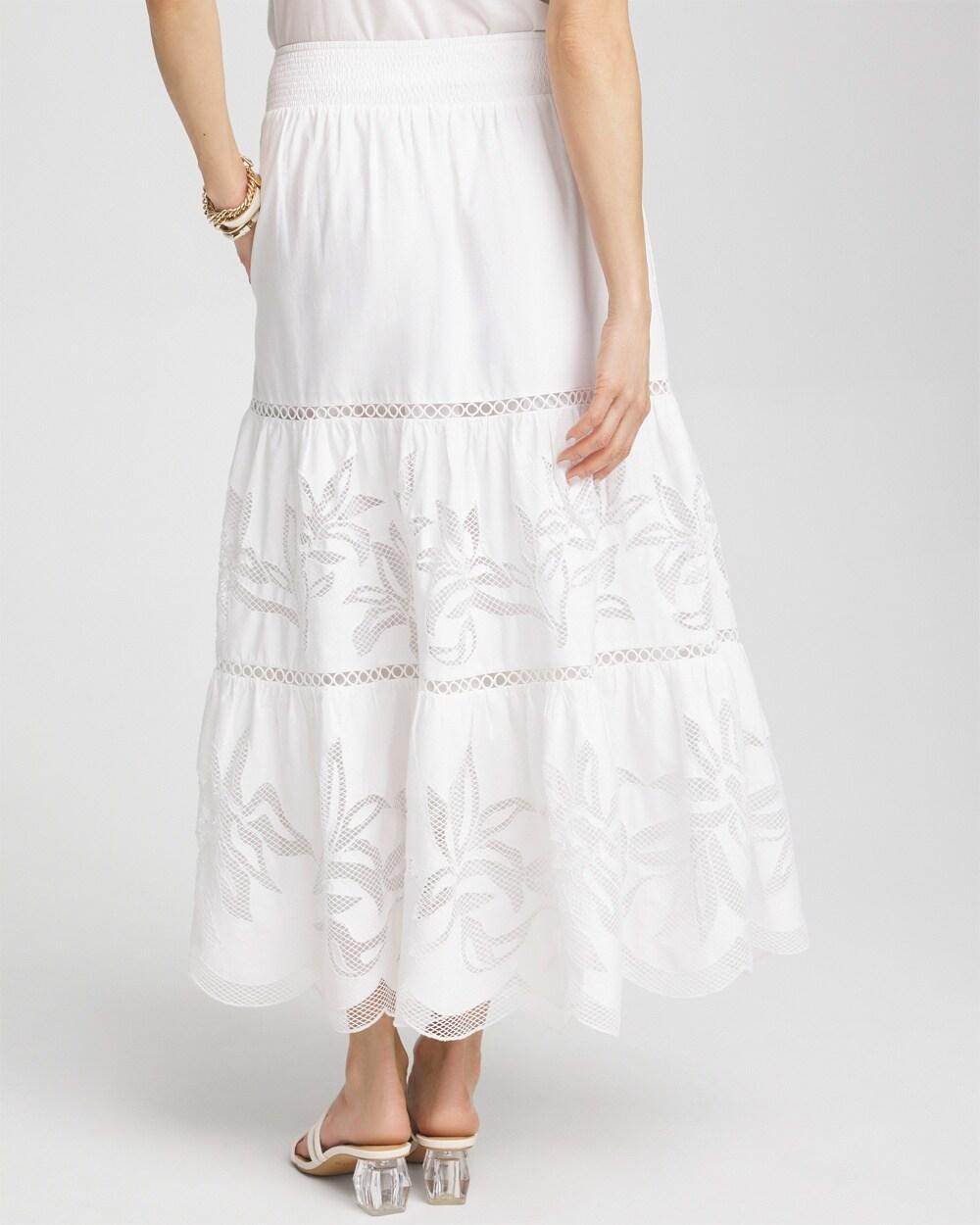 Poplin Pull-on Maxi Skirt Product Image