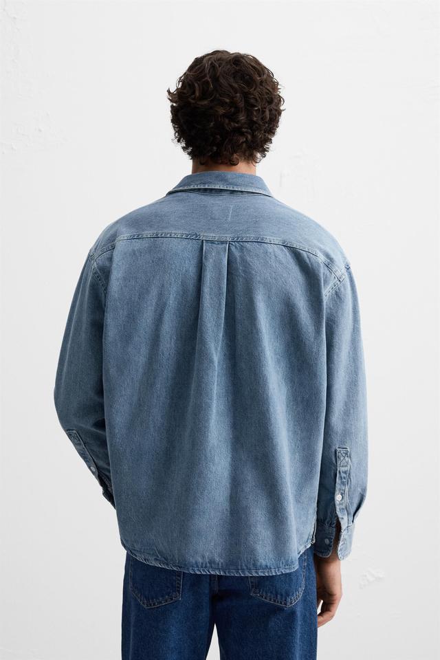 RELAXED FIT DENIM SHIRT Product Image