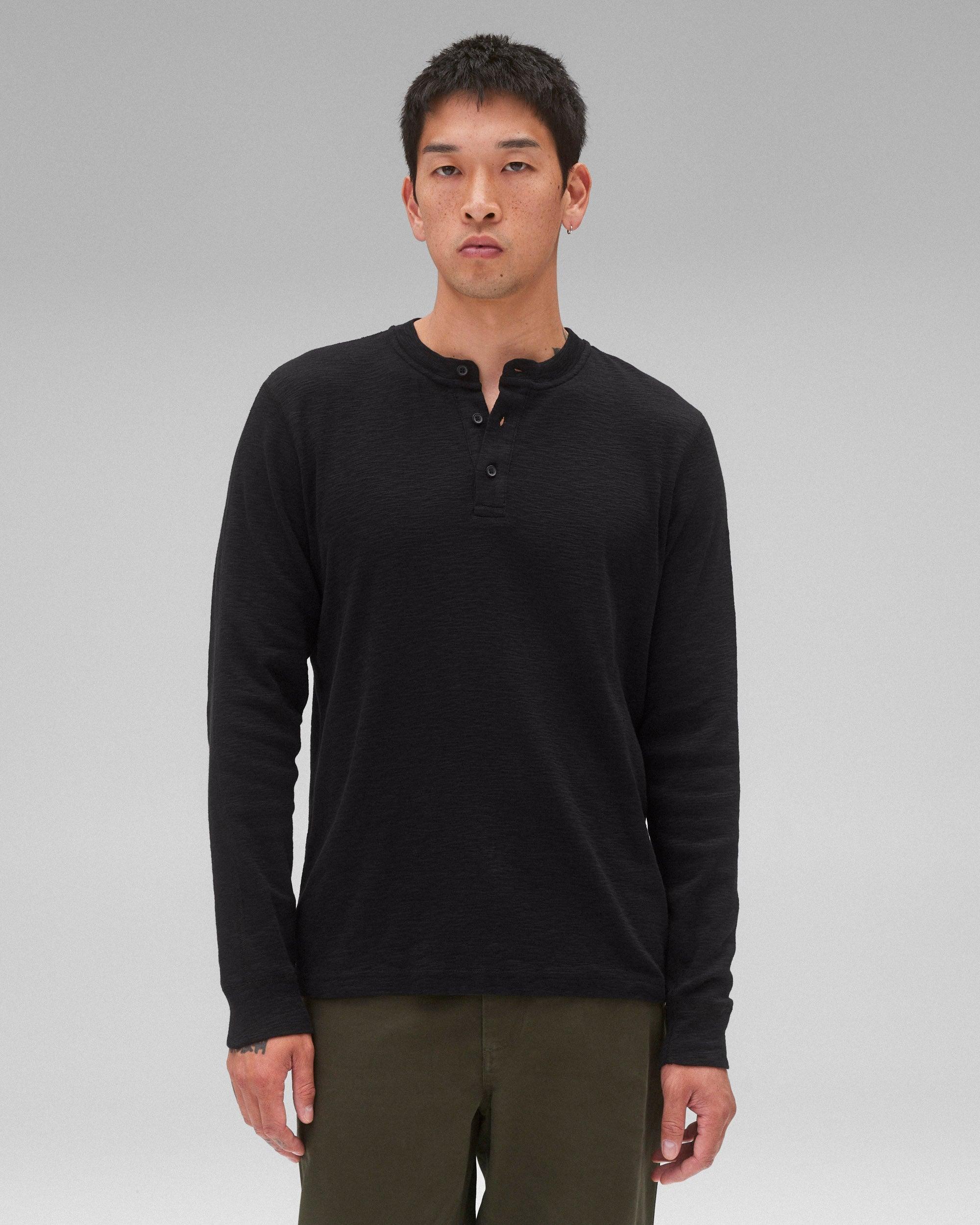 1x1 Slub Henley Male Product Image