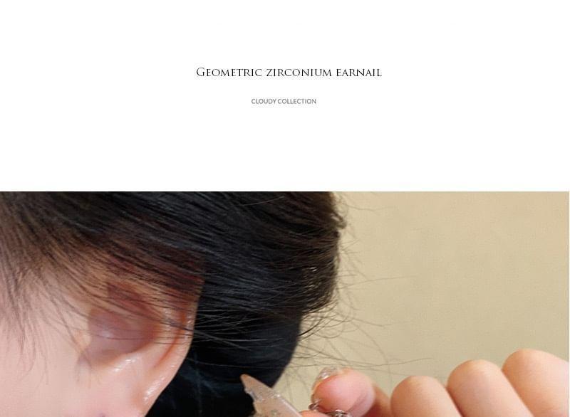 Textured Hoop Earring Product Image