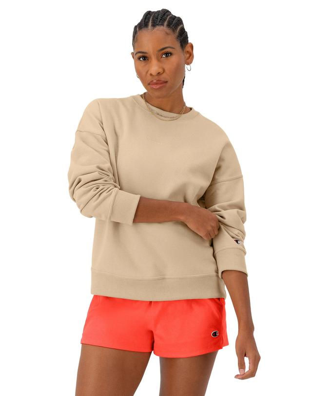 Champion Womens Powerblend Fleece Crewneck Sweatshirt Product Image