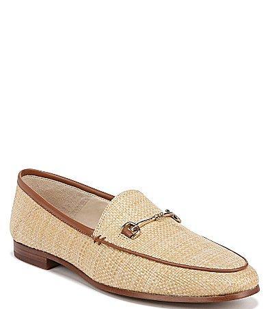 Sam Edelman Loraine Raffia Basket Weave Bit Detail Career Flat Loafers Product Image