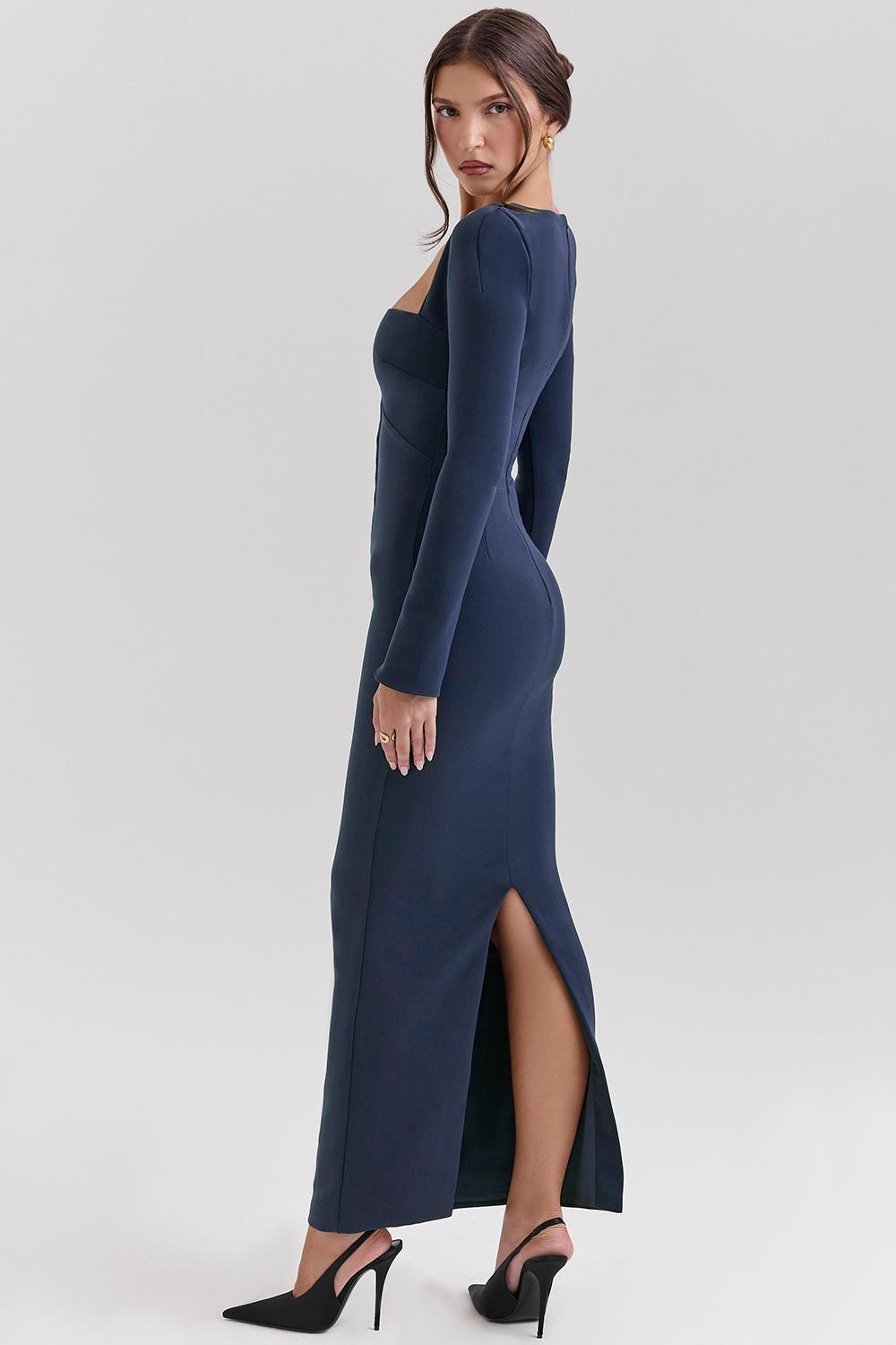 Corinthia Midnight BodyCon Maxi Dress Product Image