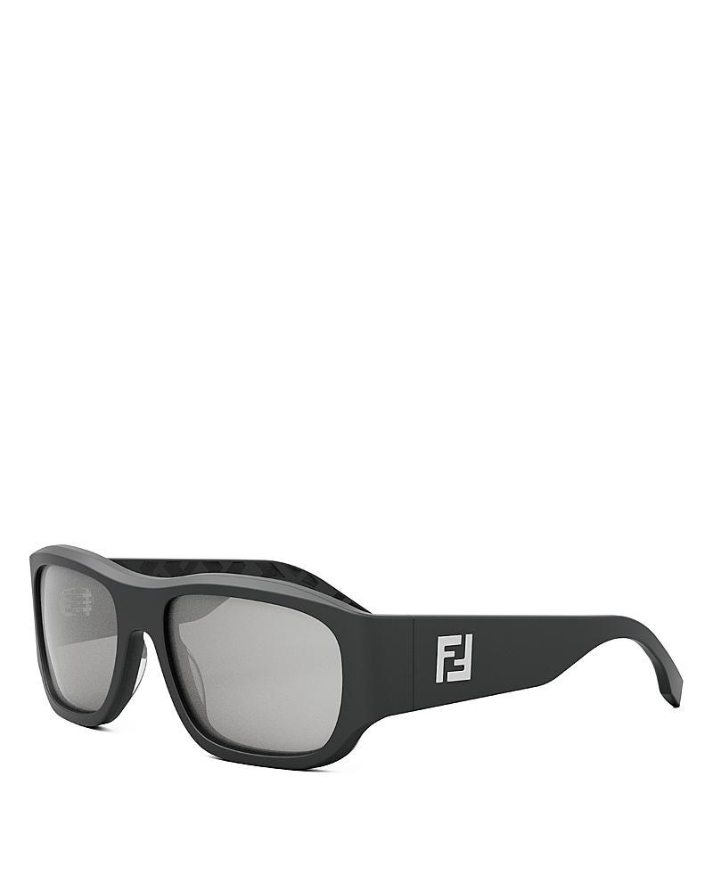 Fendi Ff Squared Rectangular Sunglasses, 56mm Product Image