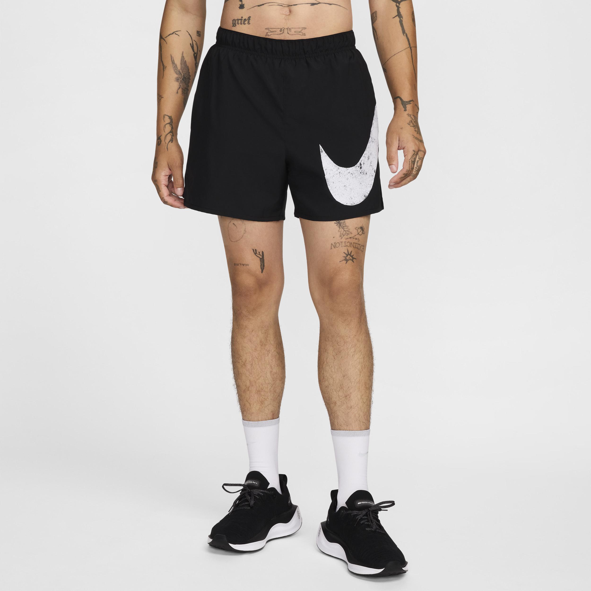 Nike Mens Challenger Swoosh 5 Dri-FIT Running Shorts Product Image