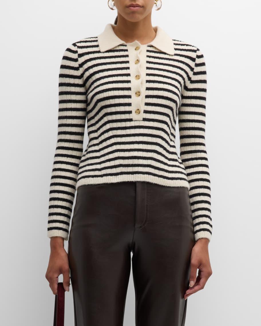 Elliot Stripe Knit Ribbed Sweater product image