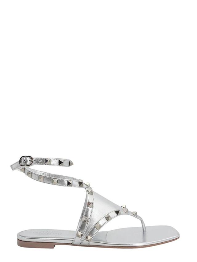 VALENTINO GARAVANI Sandals In Silver Product Image