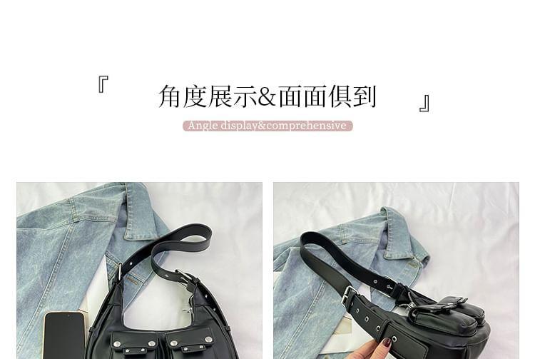 Flap Studded Shoulder Bag Product Image