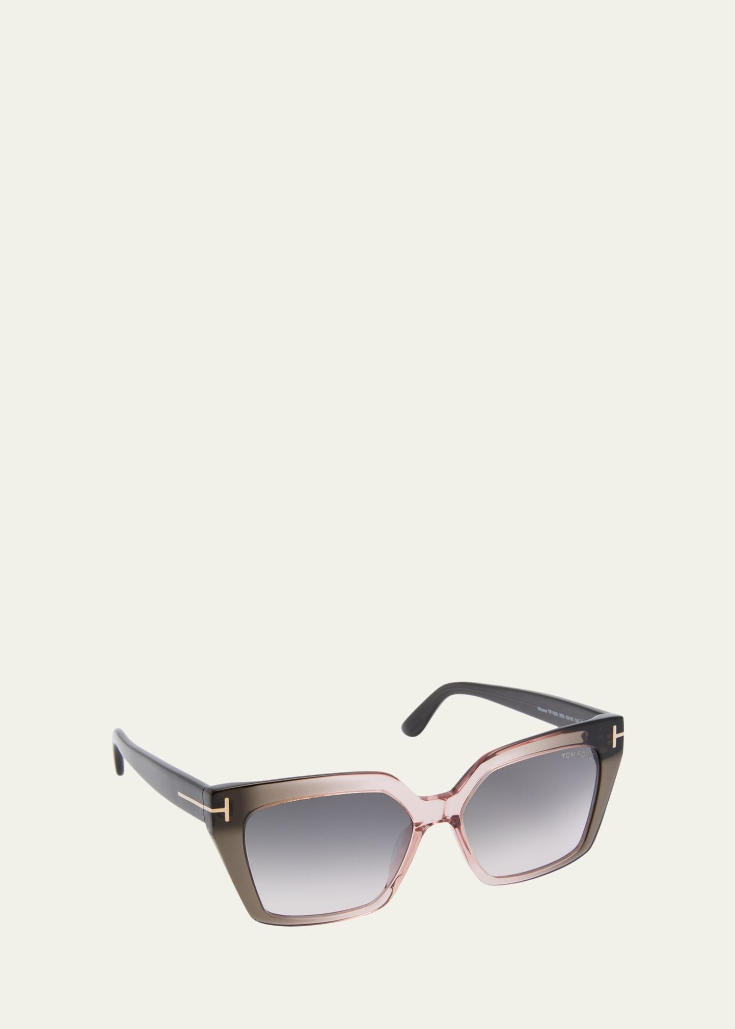 TOM FORD Winona 53mm Gradient Cat Eye Sunglasses Product Image