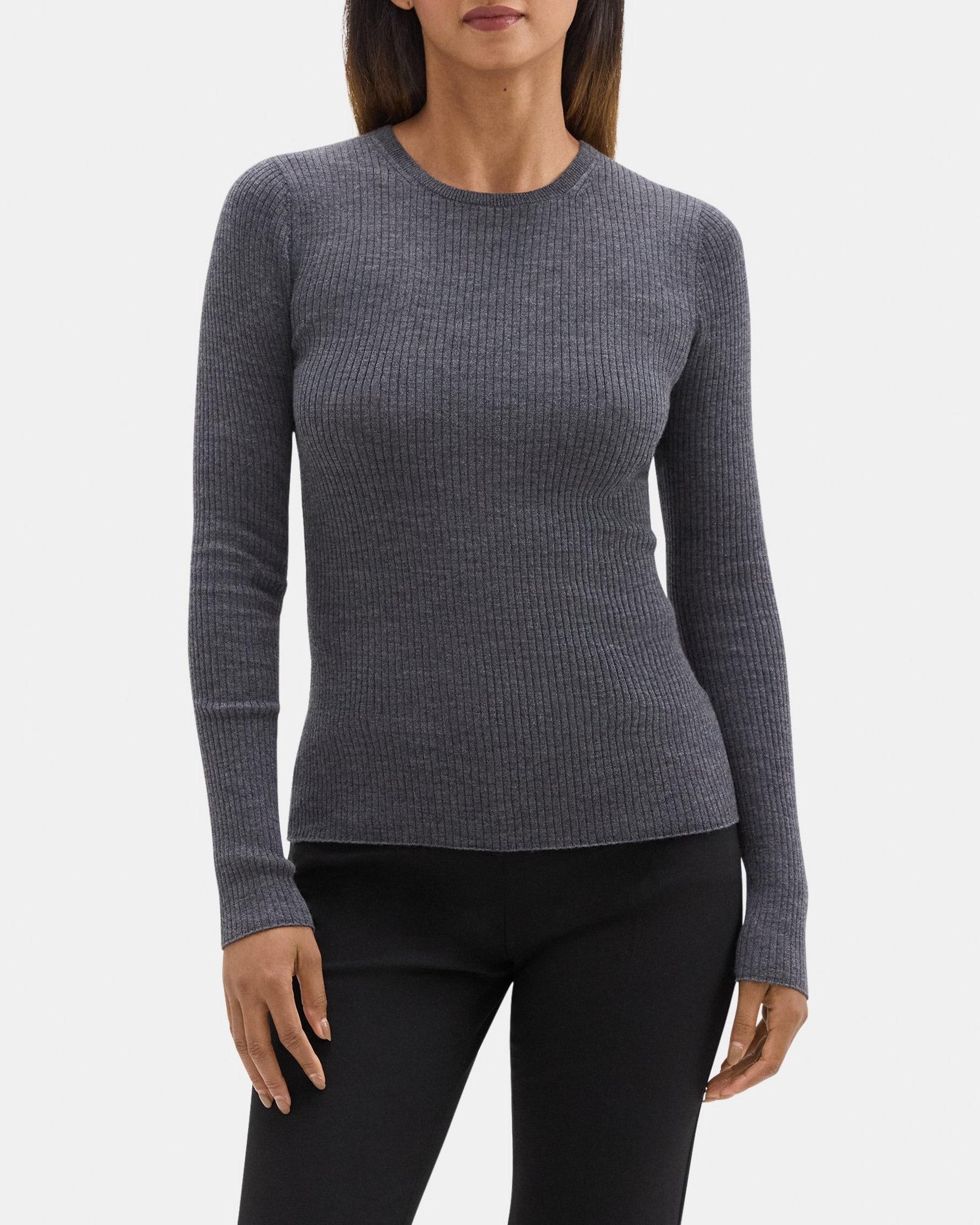 Slim-Fit Sweater in Fine Merino Wool Product Image