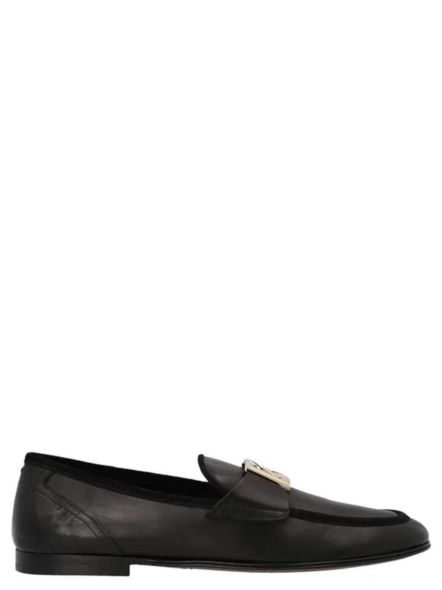 Black Logo Loafers Product Image