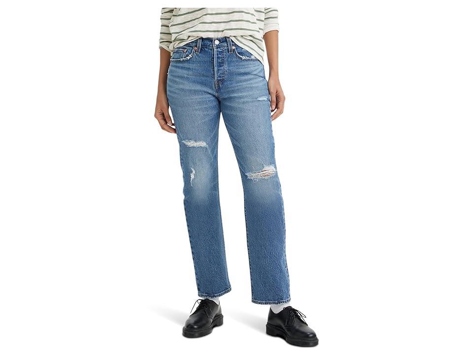 Levi's(r) Premium Premium Wedgie Straight (Neither Here Nor There) Women's Jeans Product Image