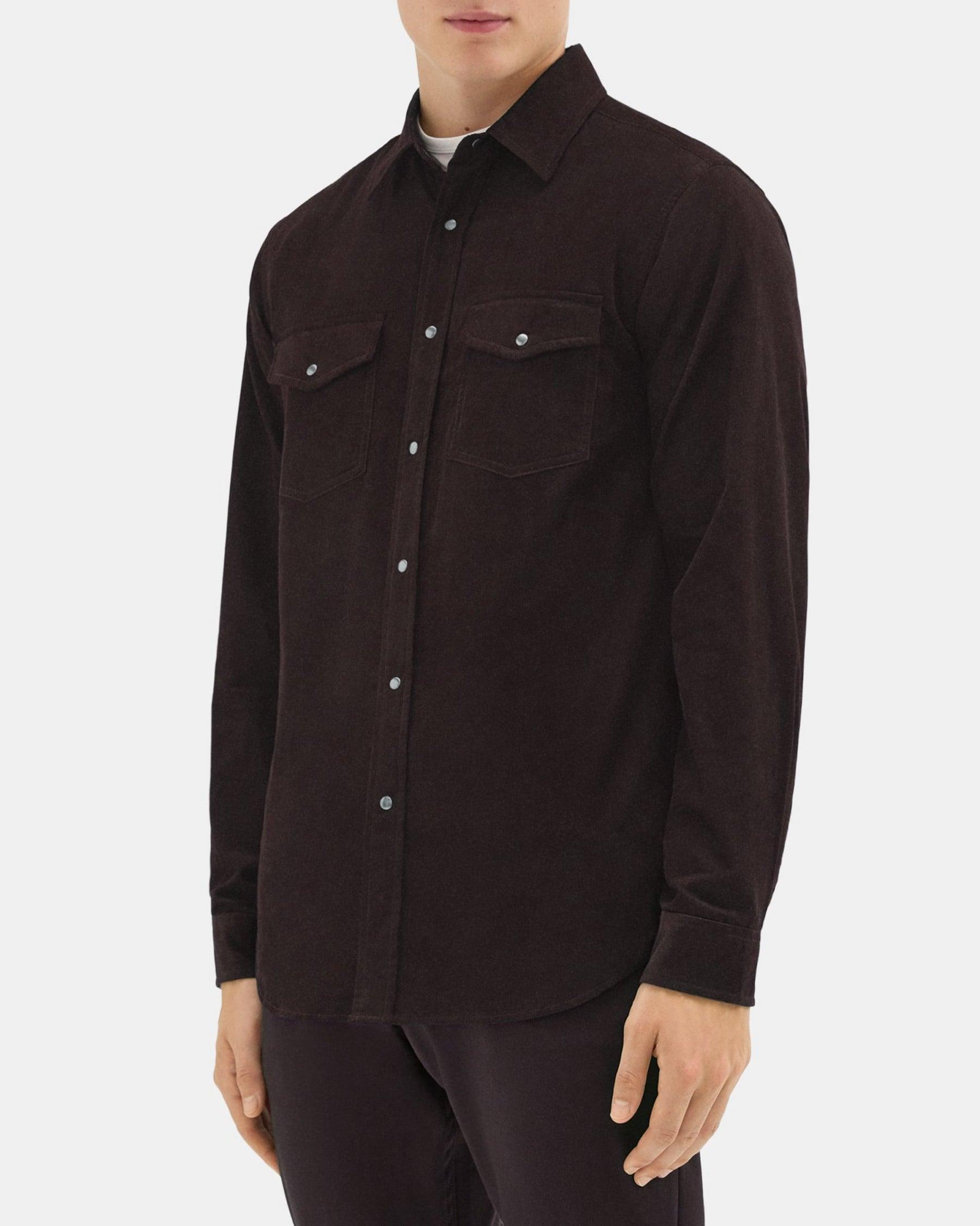 Western Shirt in Cotton Corduroy Product Image