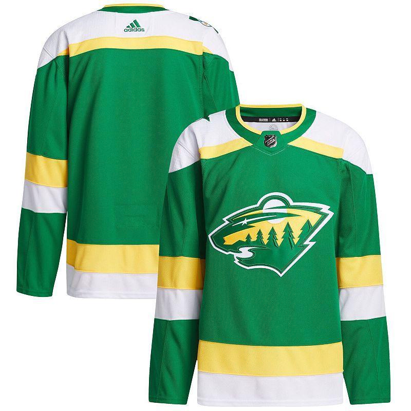 Mens adidas Green Minnesota Wild 2023/24 Alternate Authentic Jersey - Green Product Image