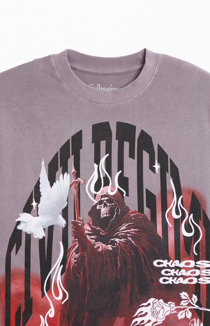 Civil Men's Mount Chaos American Classic T-Shirt Product Image