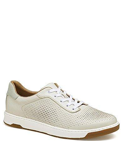 Johnston  Murphy Mens Daxton U-Throat Perforated Leather Sneakers Product Image