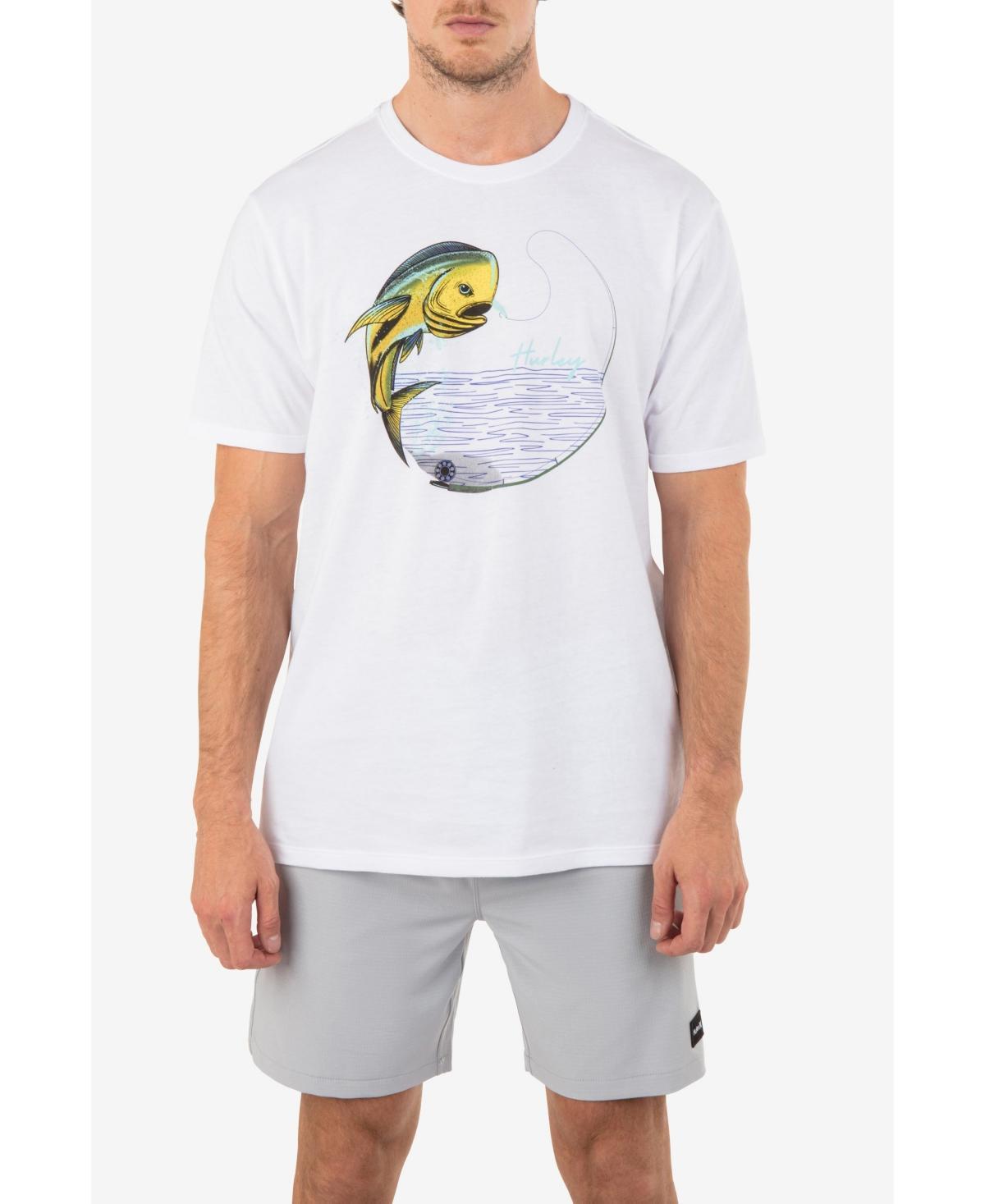 Hurley Mens Everyday Fish On Short Sleeves T-shirt Product Image