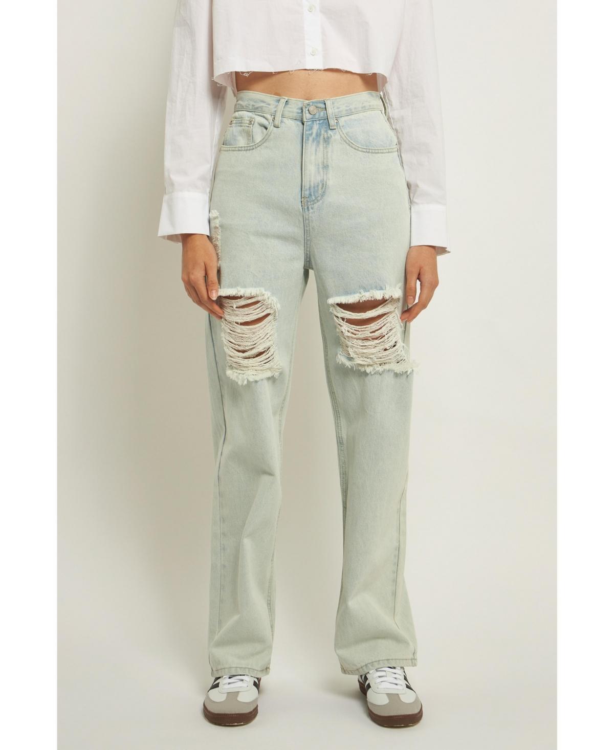 Womens Destroyed Jeans Product Image