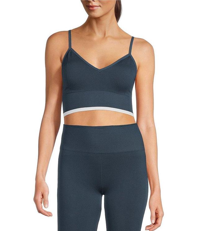 The Upside Form Knit Seamless Moisture Control V-Neck Bronte Sports Bra Product Image