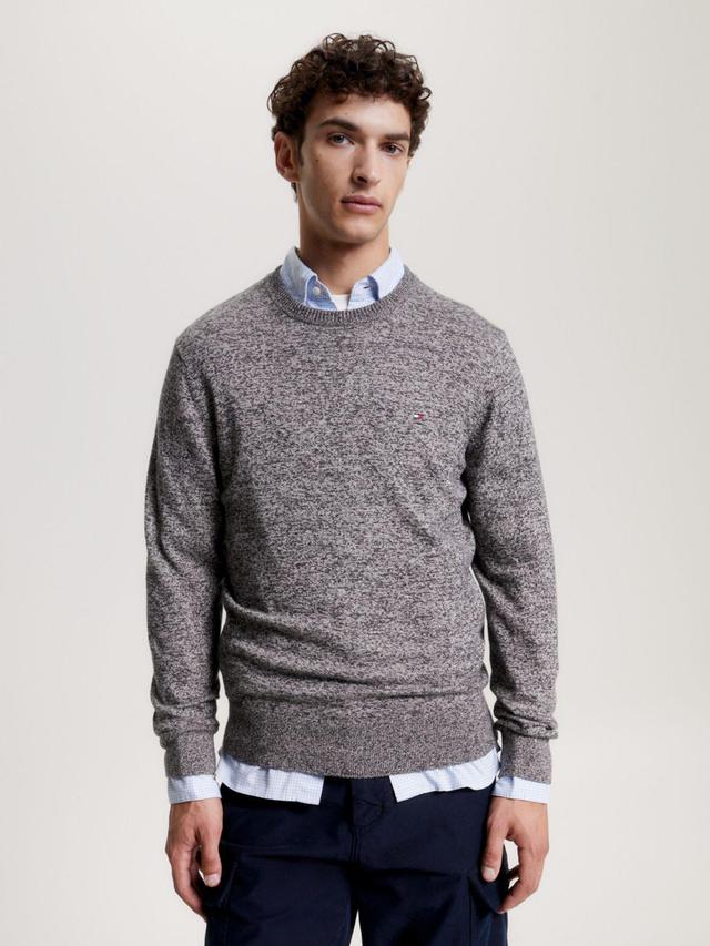 Tommy Hilfiger Mens Regular-Fit Pima Cotton Cashmere Blend Solid Crewneck Sweater Product Image