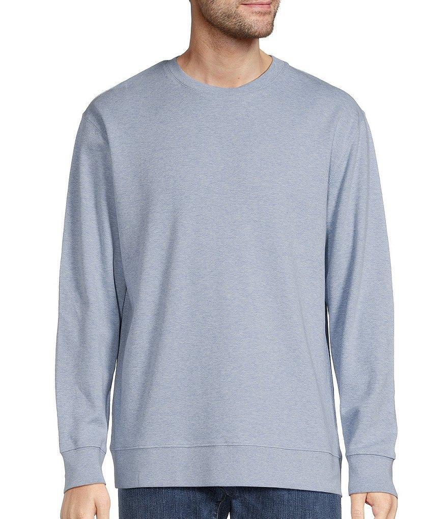 Roundtree & Yorke Long Sleeve Crew Neck Sweatshirt Product Image