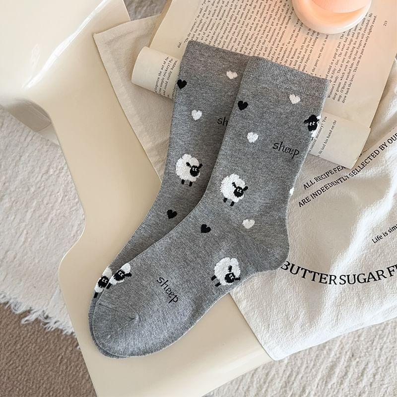 Sheep Pattern Socks / Set Product Image