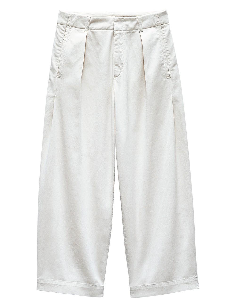 Womens Donovan Cotton Barrel-Leg Pants Product Image