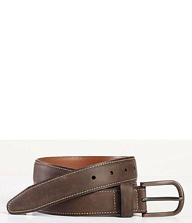 Johnston  Murphy Mens Oil Contrast Stitch Belt Product Image