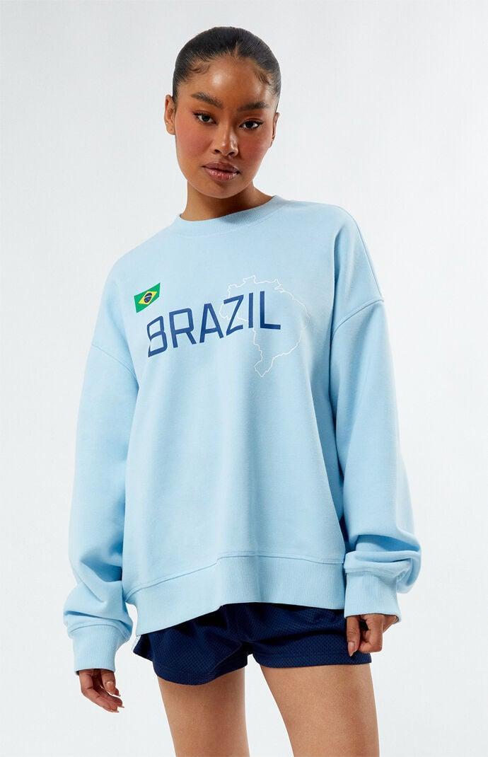 Women's Brazil Crew Neck Sweatshirt Product Image