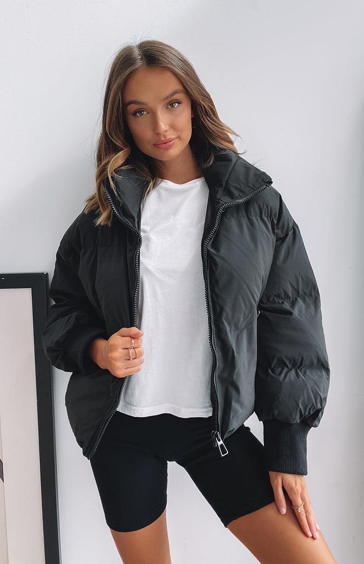 Remi Puffer Jacket Black Product Image