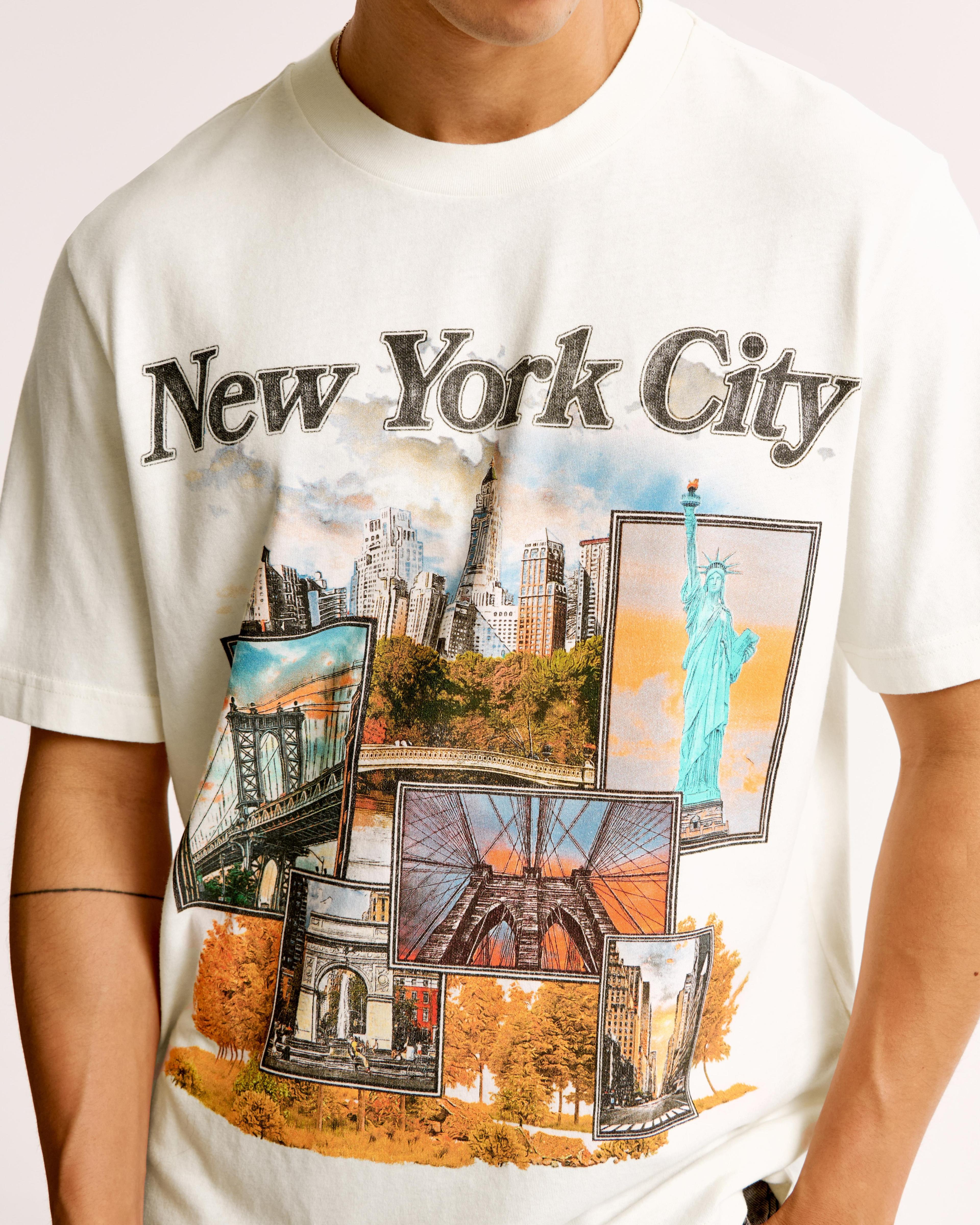 New York Vintage-Inspired Graphic Tee Product Image