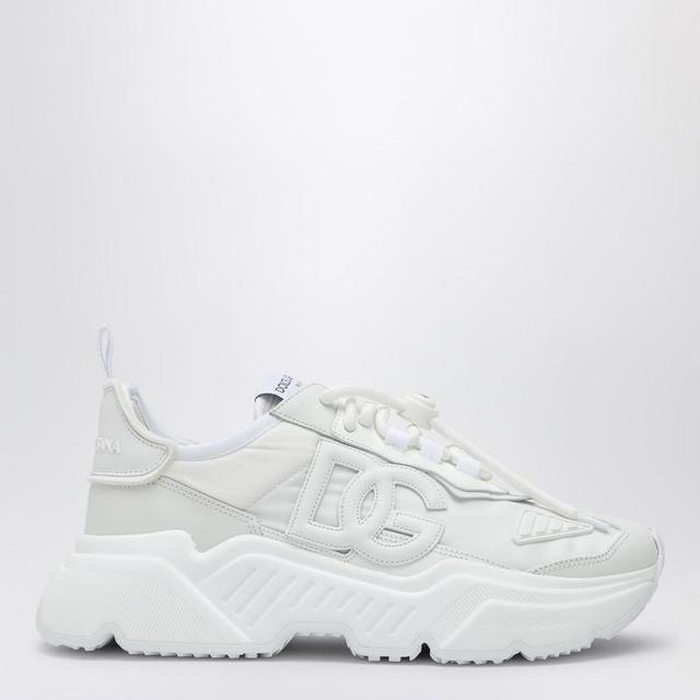 Dolce&gabbana Nylon Daymaster Trainer In White Product Image