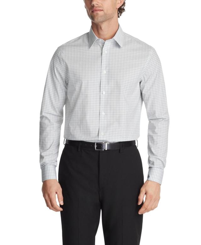 Calvin Klein Mens Regular-Fit Steel+ Dress Shirt Product Image