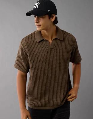 AE Weekend Sweater Polo Shirt Product Image