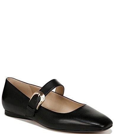 27 EDIT Naturalizer Carter Leather Buckle Detail Mary Jane Flats Product Image